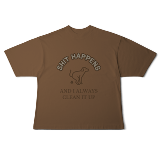 Nome do produto Camiseta Oversized - Shit Happens