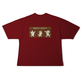 Nome do produto Camiseta Oversized - Puppy Party