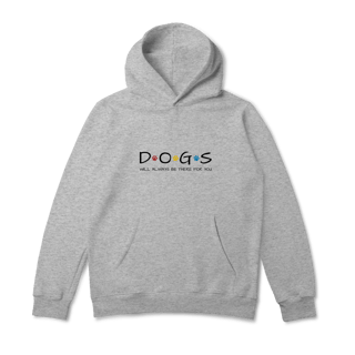 Nome do produto Moletom Prime Canguru - Dogs Will Always Be There for You