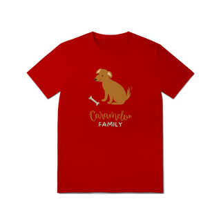 Nome do produto T-Shirt Quality - Caramelo Family