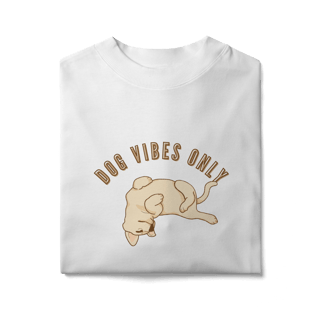 Nome do produto Camiseta Oversized - Dog Vibes Only
