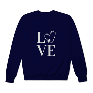 Nome do produto Moletom Prime Fechado- LOVE Dog
