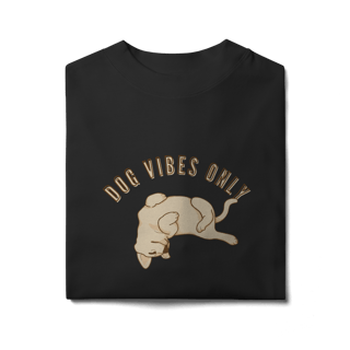 Nome do produto Camiseta Oversized - Dog Vibes Only