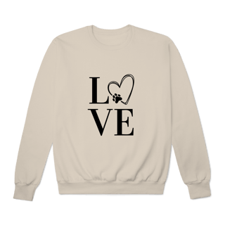 Nome do produto Moletom Prime Fechado- LOVE Dog