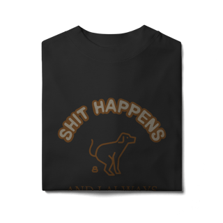 Nome do produto Camiseta Oversized - Shit Happens