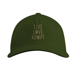Nome do produto Boné Prime Confort - Live, Love, Adopt