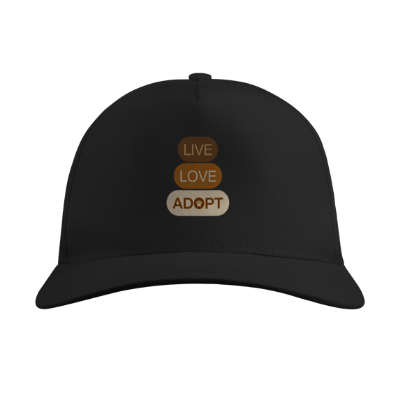 Boné Quality - Live, Love, Adopt Terra