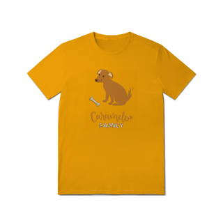 Nome do produto T-Shirt Quality - Caramelo Family