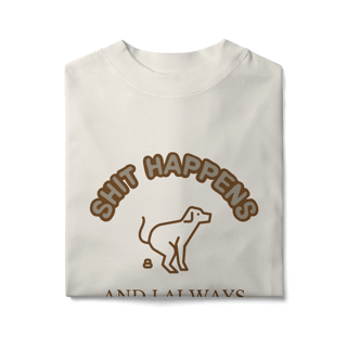 Nome do produto Camiseta Oversized - Shit Happens