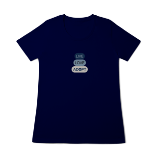 Nome do produto Baby Long Quality - Live, Love, Adopt Blue