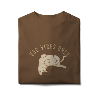 Nome do produto Camiseta Oversized - Dog Vibes Only