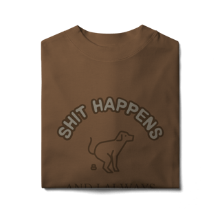 Nome do produto Camiseta Oversized - Shit Happens