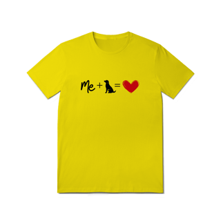 Nome do produto T-Shirt Quality - Me + Dog = Love