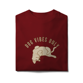 Nome do produto Camiseta Oversized - Dog Vibes Only