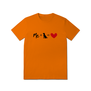 Nome do produto T-Shirt Quality - Me + Dog = Love