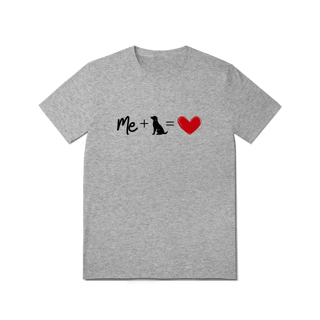 Nome do produto T-Shirt Quality - Me + Dog = Love