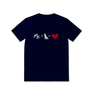 Nome do produto T-Shirt Quality - Me + Dog = Love