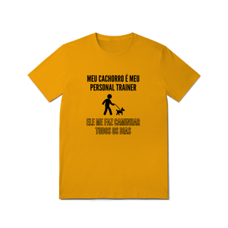 Nome do produto T-Shirt Quality - Meu Cachorro É Meu Personal Trainer