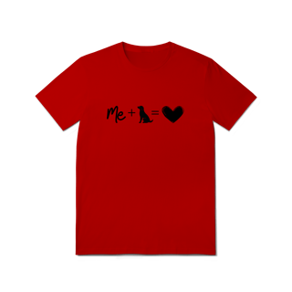 Nome do produto T-Shirt Quality - Me + Dog = Love