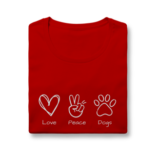 Nome do produto Baby Long Quality - Love, Peace, Dogs