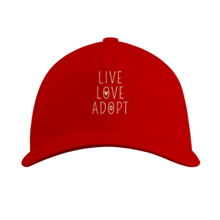 Nome do produto Boné Prime Confort - Live, Love, Adopt