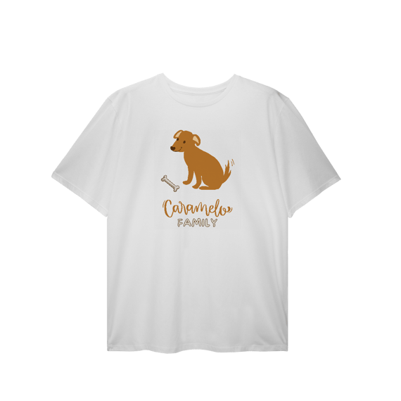 T-Shirt Plus Size - Caramelo Family