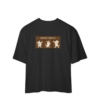 Nome do produto Camiseta Oversized - Puppy Party