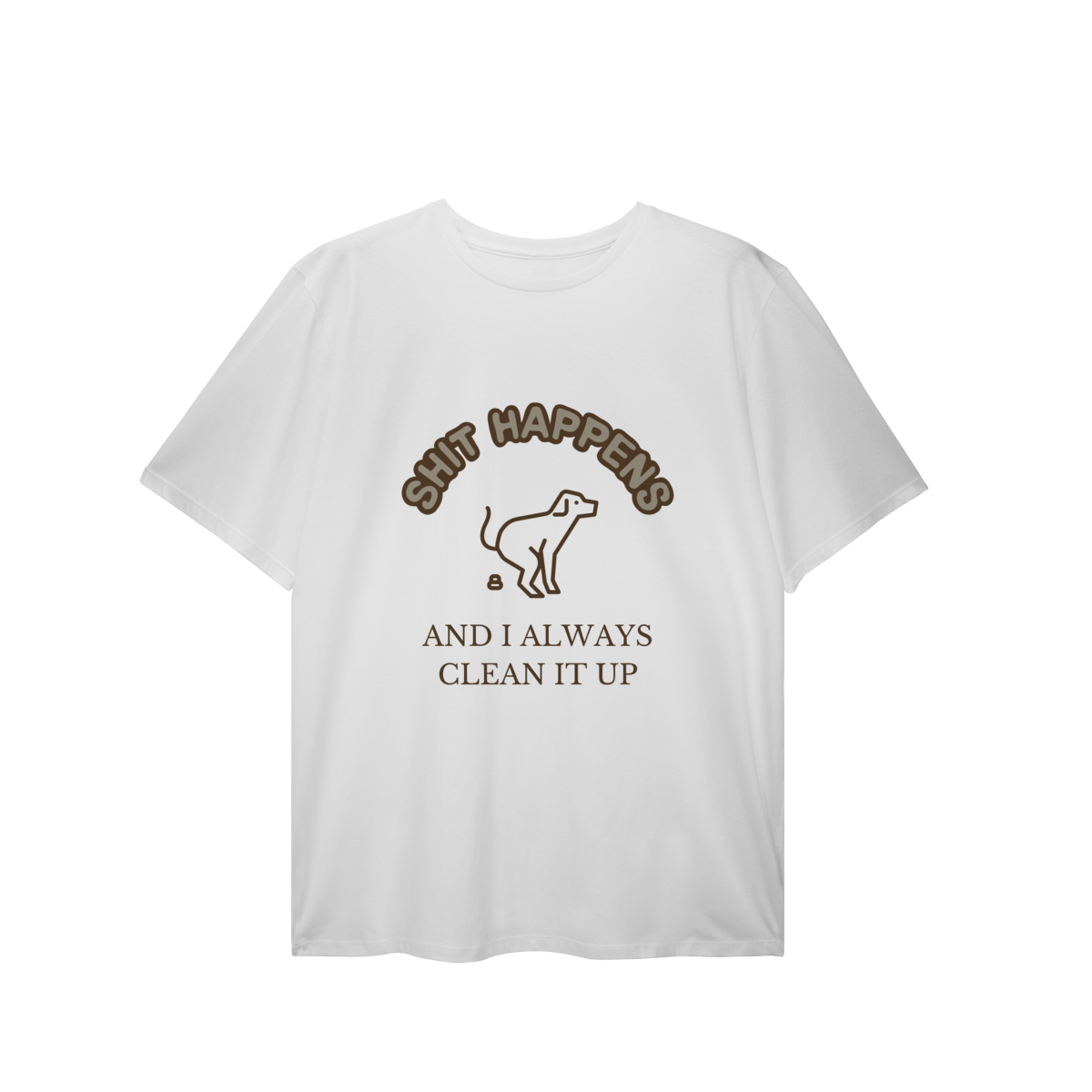 T-Shirt Plus Size - Shit Happens
