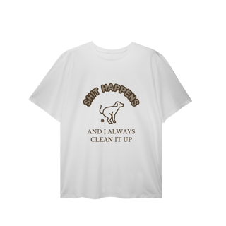T-Shirt Plus Size - Shit Happens