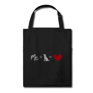 Nome do produto Avental - Me + Dog = Love