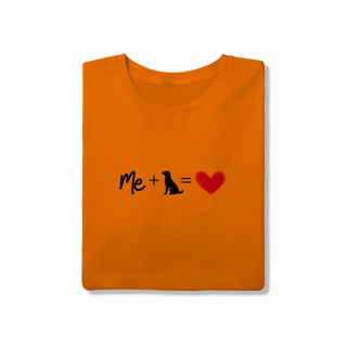 Nome do produto T-Shirt Quality - Me + Dog = Love