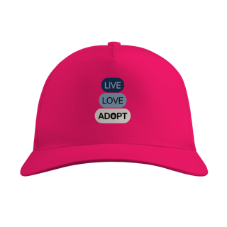 Nome do produto Boné Quality - Live, Love, Adopt