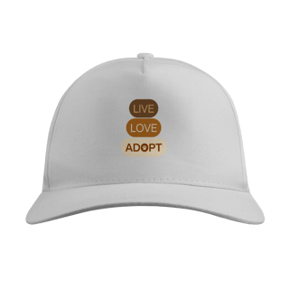 Nome do produto Boné Quality - Live, Love, Adopt Terra