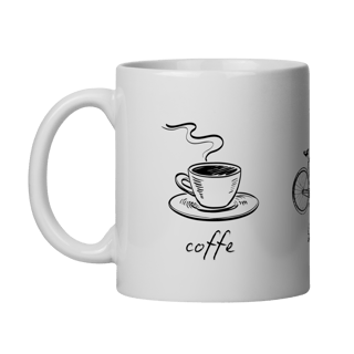 Caneca - Coffe, Bike, Dogs
