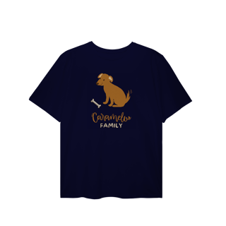 Nome do produto T-Shirt Plus Size - Caramelo Family