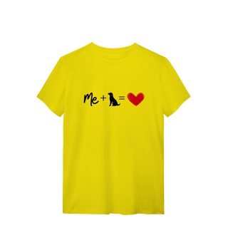 Nome do produto T-Shirt Quality - Me + Dog = Love