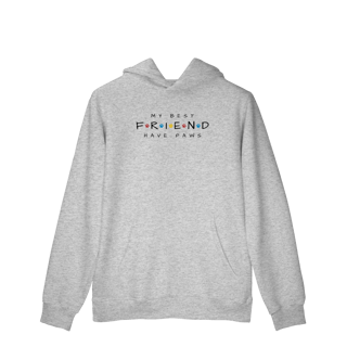 Nome do produto Moletom Prime Canguru - My Best Friend Have Paws