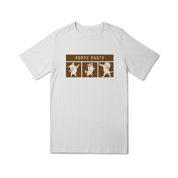 Camiseta Quality Infantil (10 a 14) - Puppy Party