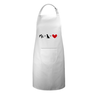 Nome do produto Avental - Me + Dog = Love