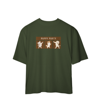 Nome do produto Camiseta Oversized - Puppy Party