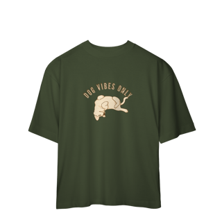 Nome do produto Camiseta Oversized - Dog Vibes Only