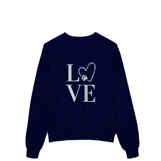 Nome do produto Moletom Prime Fechado- LOVE Dog