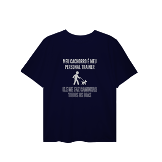 Nome do produto T-Shirt Plus Size - Meu Cachorro É Meu Personal