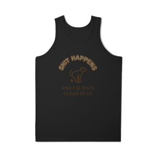 Nome do produto Regata Masculina Quality - Shit Happens