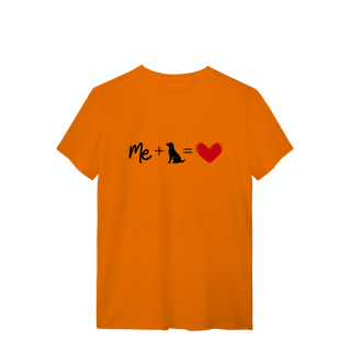 Nome do produto T-Shirt Quality - Me + Dog = Love