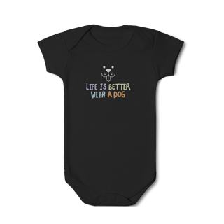 Nome do produto Body - Life is Better With a Dog