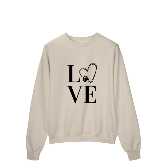 Moletom Prime Fechado- LOVE Dog