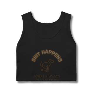 Nome do produto Regata Masculina Quality - Shit Happens