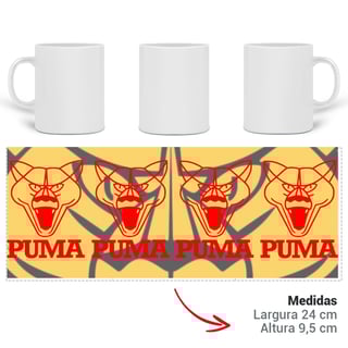 Nome do produto Caneca Puma Cara da Fera Vermelha