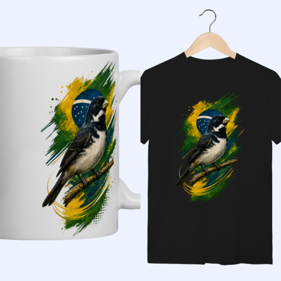 KIT CAMISETA + CANECA COLEIRO COPA